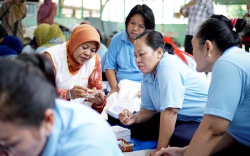 pelatihan membatik di lapas wirogunan